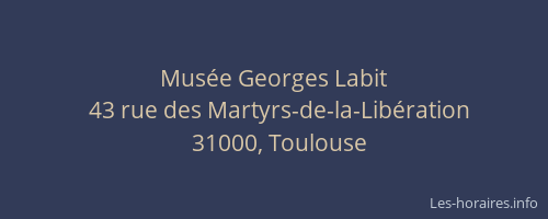 Musée Georges Labit