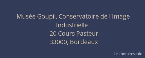 Musée Goupil, Conservatoire de l'Image Industrielle