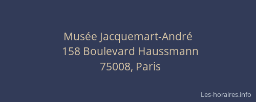 Musée Jacquemart-André