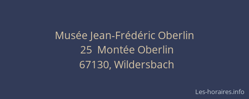 Musée Jean-Frédéric Oberlin