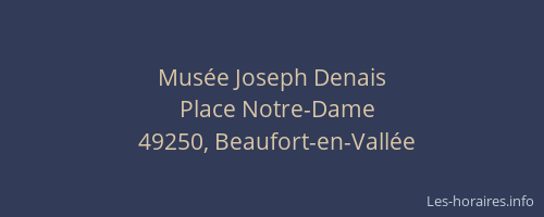 Musée Joseph Denais