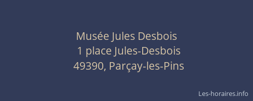 Musée Jules Desbois