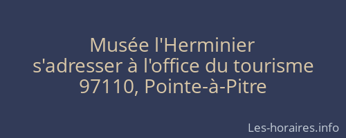 Musée l'Herminier