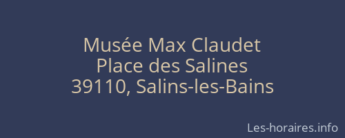 Musée Max Claudet