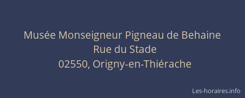 Musée Monseigneur Pigneau de Behaine