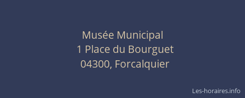 Musée Municipal