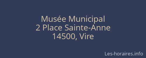 Musée Municipal