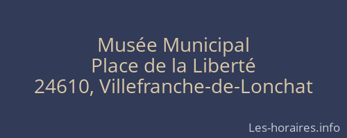 Musée Municipal