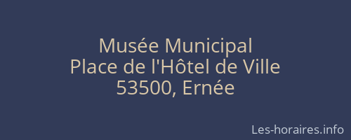 Musée Municipal