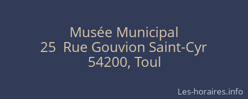 Musée Municipal