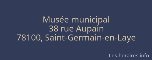 Musée municipal
