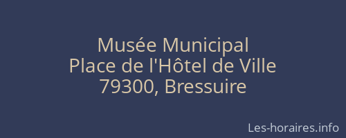 Musée Municipal