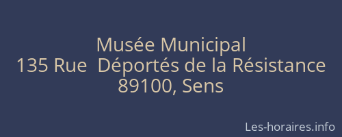 Musée Municipal