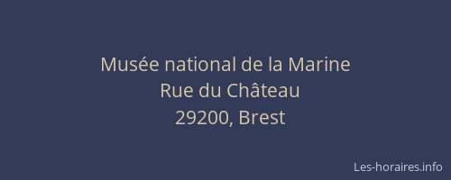 Musée national de la Marine