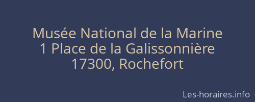 Musée National de la Marine