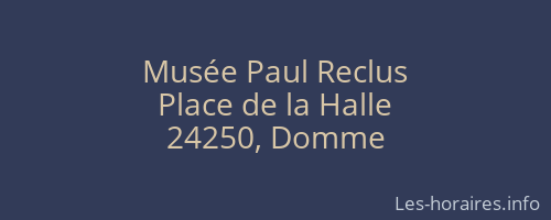 Musée Paul Reclus