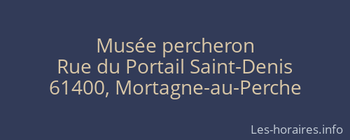 Musée percheron