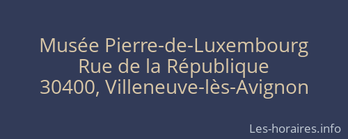 Musée Pierre-de-Luxembourg