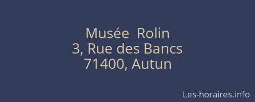 Musée  Rolin