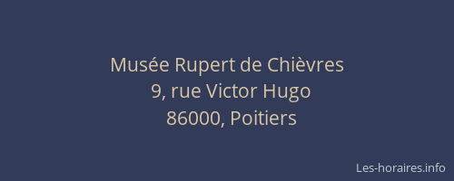 Musée Rupert de Chièvres