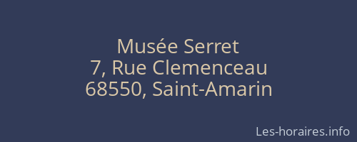 Musée Serret