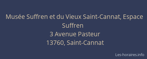 Musée Suffren et du Vieux Saint-Cannat, Espace Suffren
