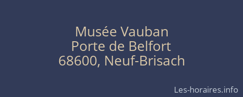 Musée Vauban