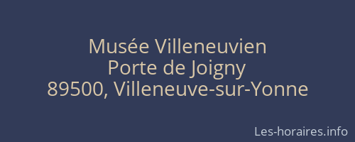 Musée Villeneuvien