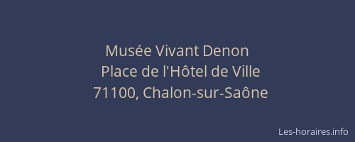 Musée Vivant Denon