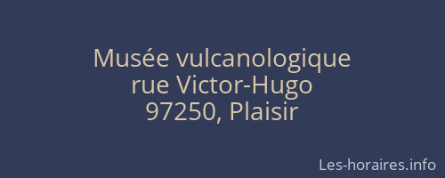 Musée vulcanologique