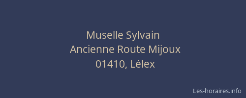 Muselle Sylvain