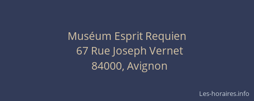Muséum Esprit Requien