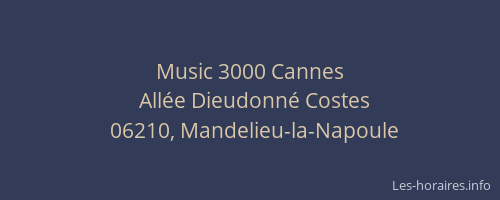 Music 3000 Cannes