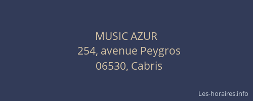 MUSIC AZUR