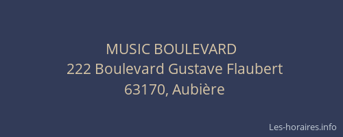 MUSIC BOULEVARD