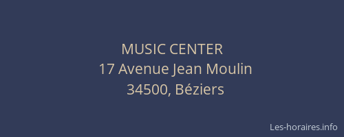 MUSIC CENTER