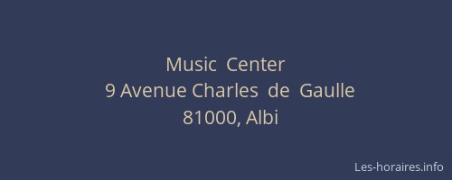 Music  Center