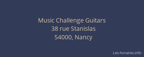 Music Challenge Guitars