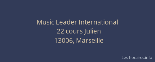 Music Leader International