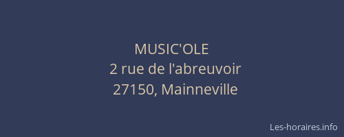 MUSIC'OLE
