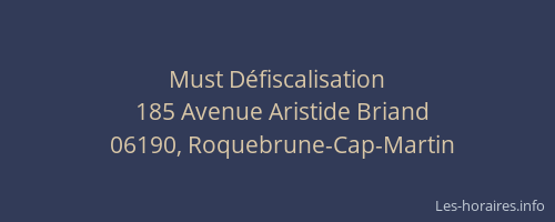 Must Défiscalisation