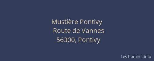 Mustière Pontivy