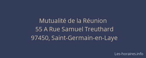 Mutualit&eacute; de la R&eacute;union