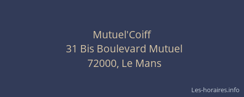 Mutuel'Coiff