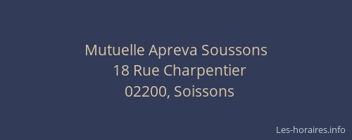 Mutuelle Apreva Soussons
