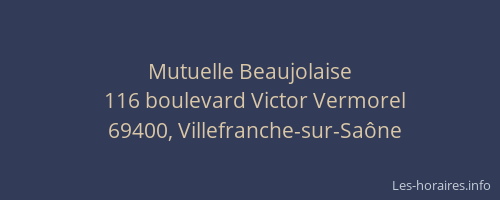 Mutuelle Beaujolaise