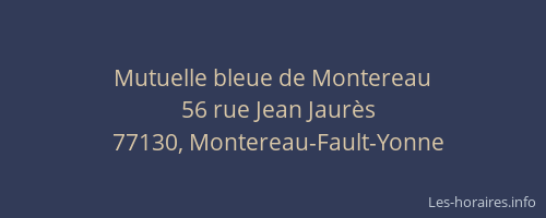 Mutuelle bleue de Montereau
