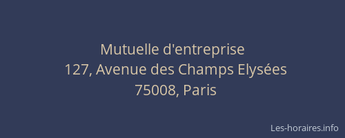 Mutuelle d'entreprise