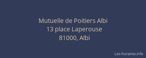 Mutuelle de Poitiers Albi
