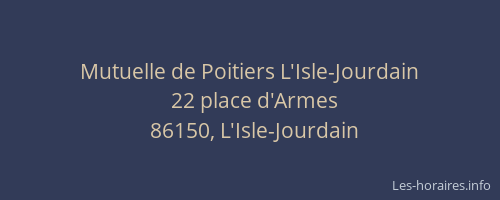 Mutuelle de Poitiers L'Isle-Jourdain